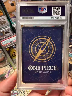 Monkey D. Luffy P-037 PR RARE Gen Con Foil 2023 One Piece Card English PSA 10 - Image 2