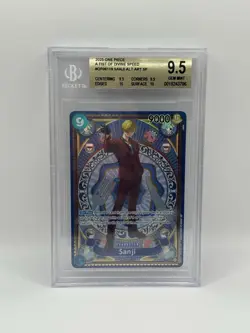 One Piece Sanji (SP) OP06-119 A Fist of Divine Speed Foil OP11 BGS - Image 1