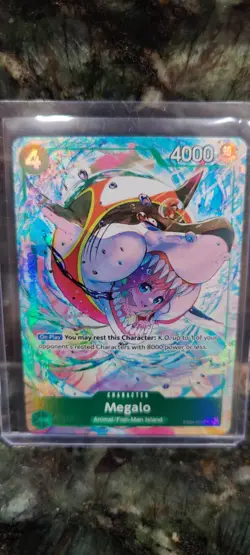 Megalo (Alternate Art) EB04-018 The Azure Sea's Seven One Piece Foil NM - Image 1