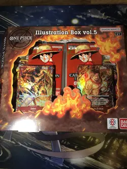 One Piece TCG Illustration Box Vol.5 and Vol.6 New Sealed Bundle English - Image 1