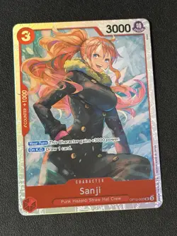 One Piece Royal Blood Sanji OP10-005 Alt Art Super Rare English Edition - Image 1
