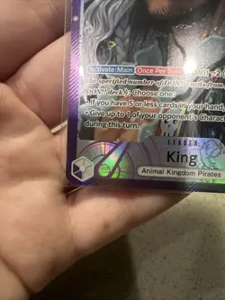 King - OP08-057 (Alt Art Leader) Two Legends One Piece TCG English Foil - Image 5
