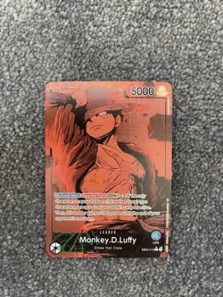 PROXY- EB02-010 Monkey.D.Luffy : Leader Alternative Art English One Piece TCG - Image 1