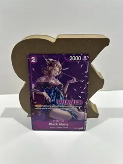 Black Maria (Tournament Pack Vol. 2) [Winner] PR One Piece Promotion Cards ST04- - Image 1