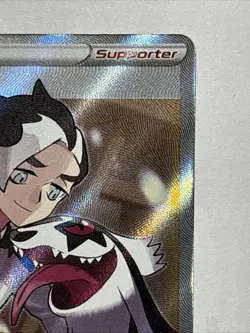 Pokemon TCG Piers Full Art Trainer Ultra Rare Holo Card 069/072 Shining Fates - Image 3