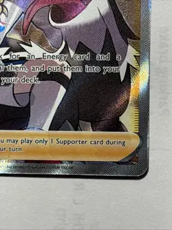 Pokemon TCG Piers Full Art Trainer Ultra Rare Holo Card 069/072 Shining Fates - Image 4