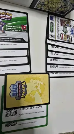 Pokemon TCG QR Code- Unused Cards Lot - Multiple Sets - Image 3