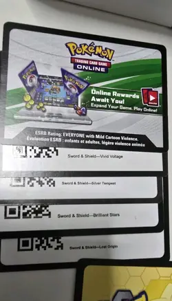 Pokemon TCG QR Code- Unused Cards Lot - Multiple Sets - Image 4