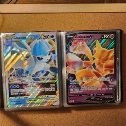 Pokemon TCG Jumbo Card Lot, 51 Cards w/ Binder, Pikachu Charizard Mimikyu + More - Image 1