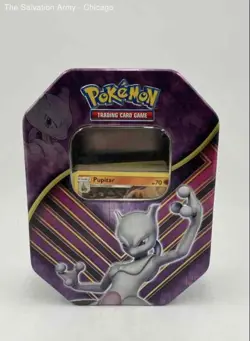 Pokemon Assorted Collectible Trading Card Game In Tin Box Mixed Lot - Image 1