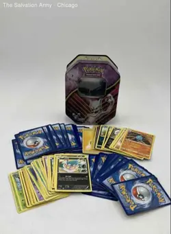 Pokemon Assorted Collectible Trading Card Game In Tin Box Mixed Lot - Image 2