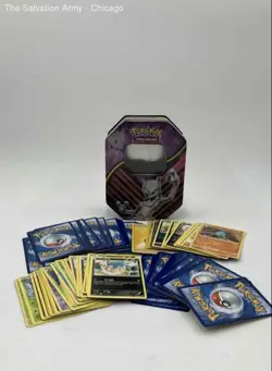 Pokemon Assorted Collectible Trading Card Game In Tin Box Mixed Lot - Image 3