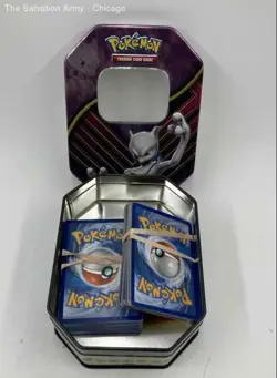 Pokemon Assorted Collectible Trading Card Game In Tin Box Mixed Lot - Image 4