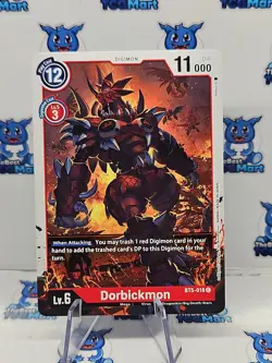 Digimon Card Game Dorbickmon BT5-018 C NM - Image 1