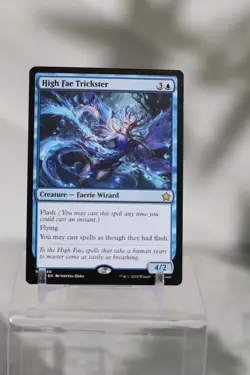 Magic the Gathering High Fae Trickster Foundations Card (M/Nm Condition) - Image 1