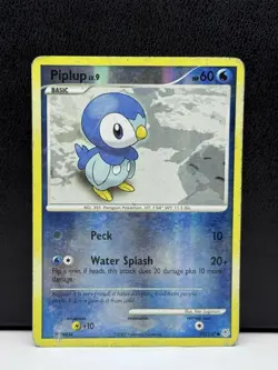 Piplup 93/130 Reverse Holo Diamond & Pearl Base Set Pokemon Card HP - Image 1