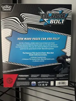 Pokemon TCG -Black Bolt Binder Collection Trading Card Game Set -FACTORY SEALED - Image 3