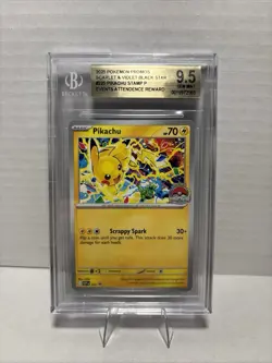 Pokemon TCG Card Pikachu Promo 2025 World Championships BGS Beckett 9.5 GEM MINT - Image 1