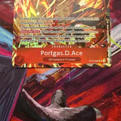 Portgas.D.Ace (Illustration Box Vol.5) One Piece Promotion Cards Foil Near Mint! - Image 3
