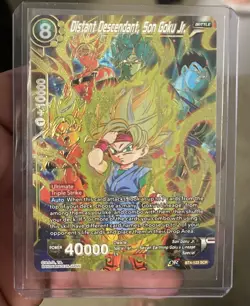 Dragon Ball Super Card Game Distant Descendant Son Goku Jr BT4-123 SCR - Image 1