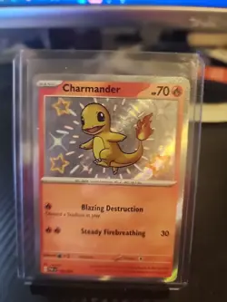 Pokemon SV Paldean Fates Charmander Baby Shiny Card 109/091 - Image 1