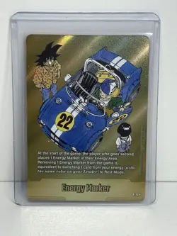Dragon Ball Z Super Energy Marker E-76 GOLD Manga Booster 02 Card English DBSFW - Image 1