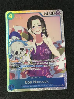 Boa Hancock OP01-078 One Piece Card Game TCG Super Rare SR ENGLISH NM - Image 1