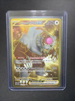 Bloodmoon Ursaluna EX Hyper Rare Holo Card 222/167 Sv06 Twilight Masquerade - Image 1