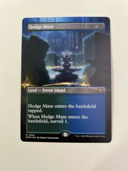 MTG Hedge Maze (Borderless) Murders at Karlov Manor Regular Card NM Condition - Image 1
