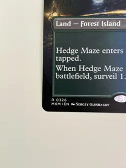 MTG Hedge Maze (Borderless) Murders at Karlov Manor Regular Card NM Condition - Image 4