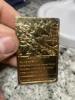 1999 Burger King Pokemon Trading Card 23k Gold Plated Charizard - Image 2