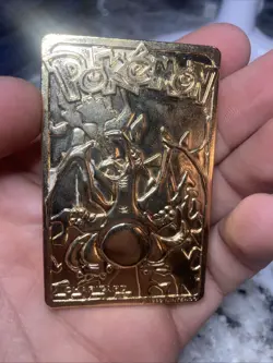1999 Burger King Pokemon Trading Card 23k Gold Plated Charizard - Image 3