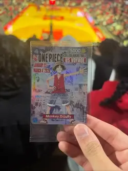 One Piece Monkey D. Luffy US Voyage College Basketball Card Rutgers 1/23 IN HAND - Image 1