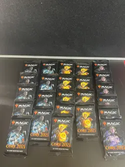 Lot of 24 Magic The Gathering MTG Sealed Packs Core 2021 English - Image 1