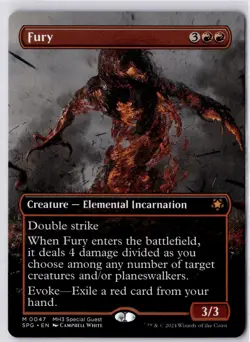 Fury (Borderless) Special Guests Regular NM M 0047 - Image 1
