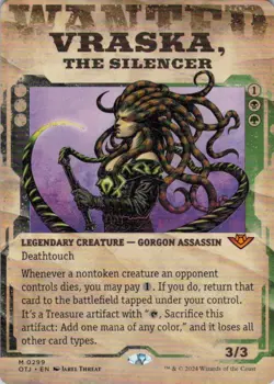 MTG Vraska, the Silencer (Showcase) (299) | NM | Outlaws Thunder Junction {OTJ} - Image 1