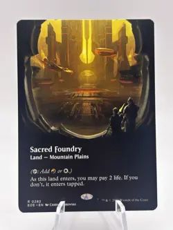Sacred Foundry 0282 Extended Art Borderless Edge of Eternities EOE MTG NM - Image 1