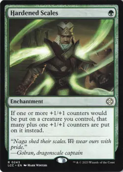 Hardened Scales R Commander: The Lost Caverns of Ixalan 243 Near Mint - Image 1