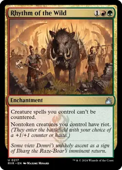 MTG Foil - Rhythm of the Wild - 217 / NM / English - Image 1