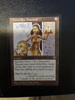 MTG Lion's Eye Diamond Mirage Lightly Played - Image 1
