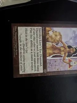 MTG Lion's Eye Diamond Mirage Lightly Played - Image 3