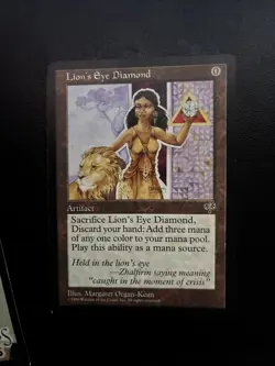 MTG Lion's Eye Diamond Mirage Lightly Played - Image 4