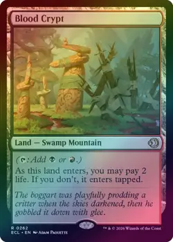 (FOIL) Blood Crypt (262) - Lorwyn Eclipsed (ECL) - MTG - Image 1