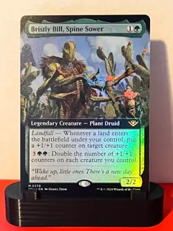 Bristly Bill, Spine Sower OTJ Outlaws Of Thunder Junction MTG 157 cold foil - Image 1