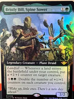 Bristly Bill, Spine Sower OTJ Outlaws Of Thunder Junction MTG 157 cold foil - Image 2