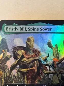 Bristly Bill, Spine Sower OTJ Outlaws Of Thunder Junction MTG 157 cold foil - Image 4