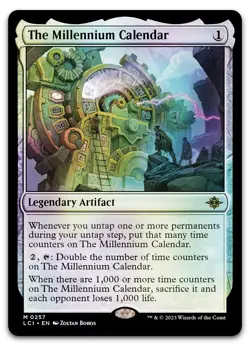 The Millennium Calendar #257 (Foil) (NM) Lost Caverns of Ixalan LCI Magic MTG - Image 1
