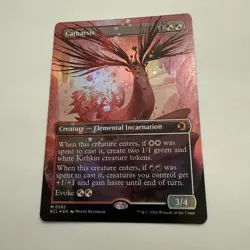 Catharsis FOIL Borderless 292 Lorwyn Eclipsed ECL MTG Mythic Unplayed Mint M/NM - Image 2
