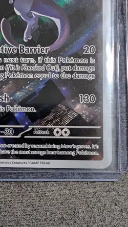 Pokemon Mewtwo 052 Sv: Scarlet & Violet Promo Cards Holo Black Star Promo - Image 3