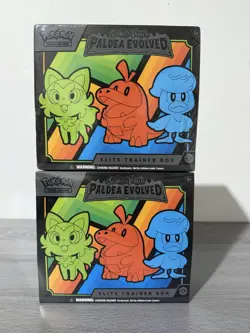 Nintendo Pokemon TCG Scarlet & Violet - Paldea Evolved Elite Trainer Box - (x2) 820650853661 - Image 1